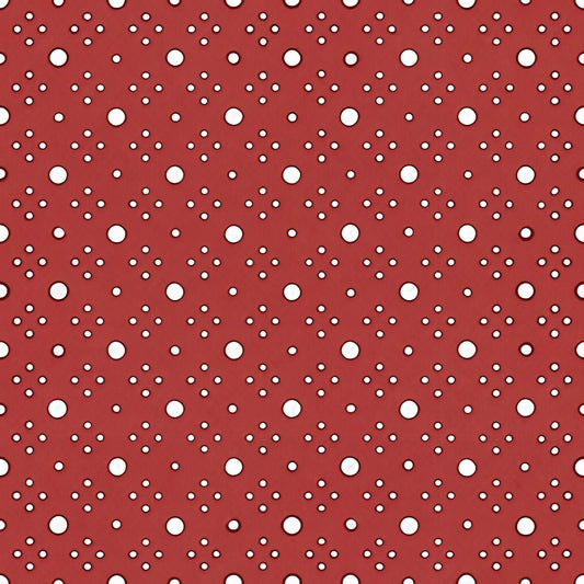 Red Farmhouse Pattern 3 Quilting Cotton Fabric