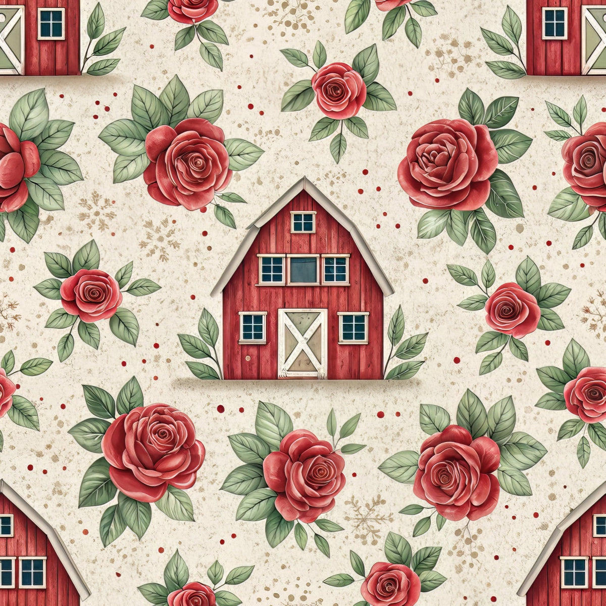 Barnyard Blooms Pattern 8 Minky Fabric