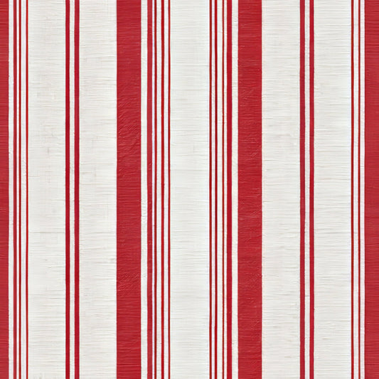 Red Farmhouse Pattern 9 Quilting Cotton Fabric