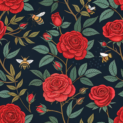 Scarlet Hive Pattern 17 Minky Fabric