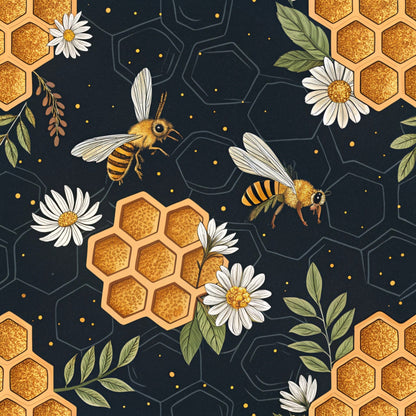 Scarlet Hive Pattern 18 Minky Fabric