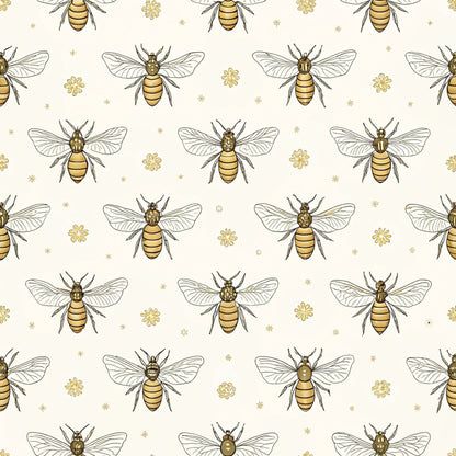 Scarlet Hive Pattern 25 Minky Fabric