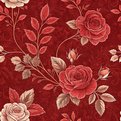 Scarlet Hive Pattern 7 Minky Fabric