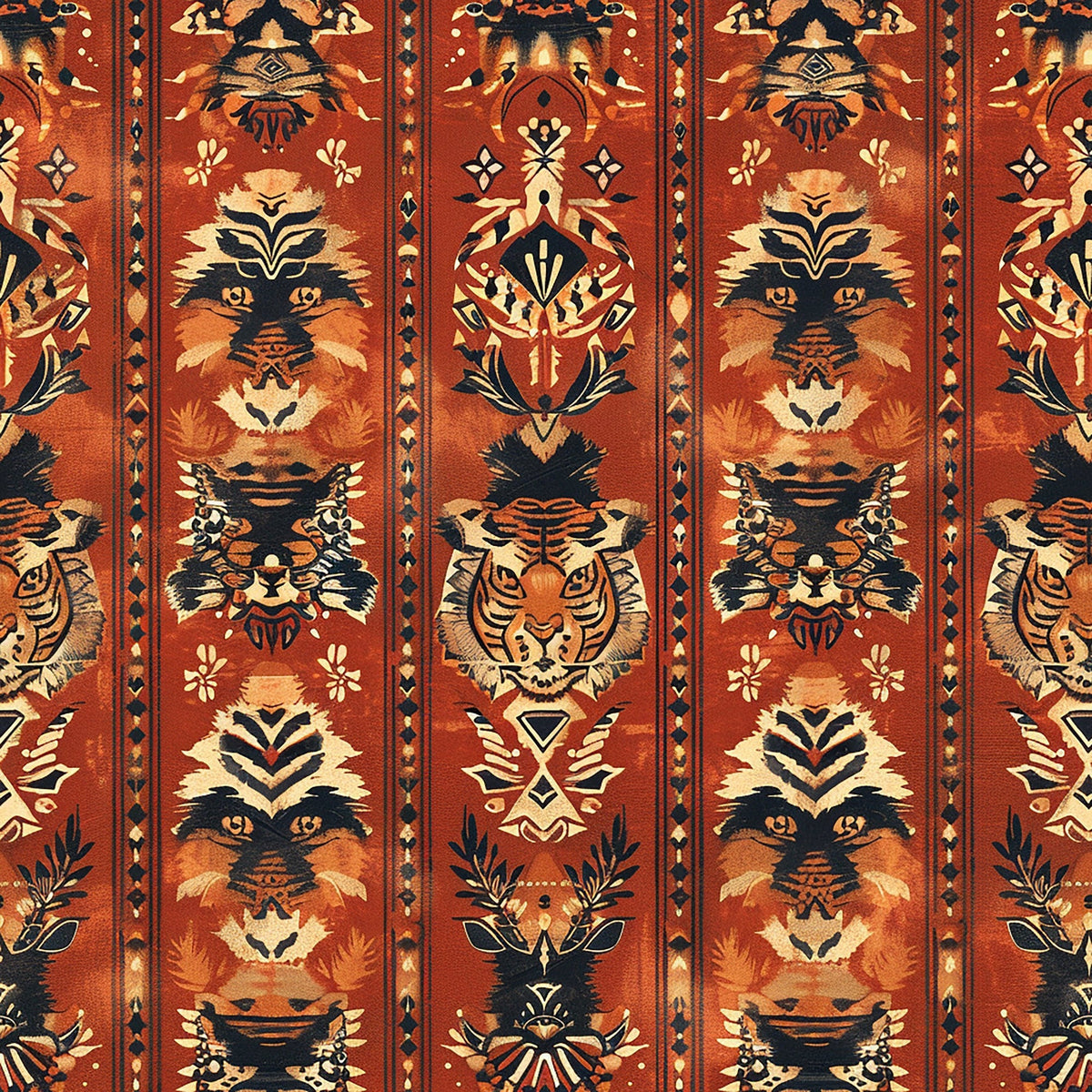Bengal Tapestry Pattern 1 Minky Fabric