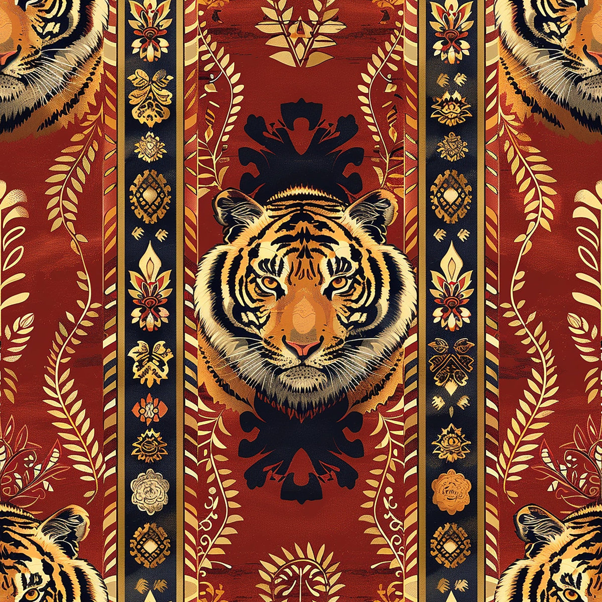 Bengal Tapestry Pattern 2 Minky Fabric