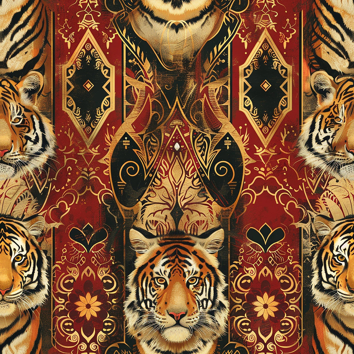 Bengal Tapestry Pattern 5 Minky Fabric