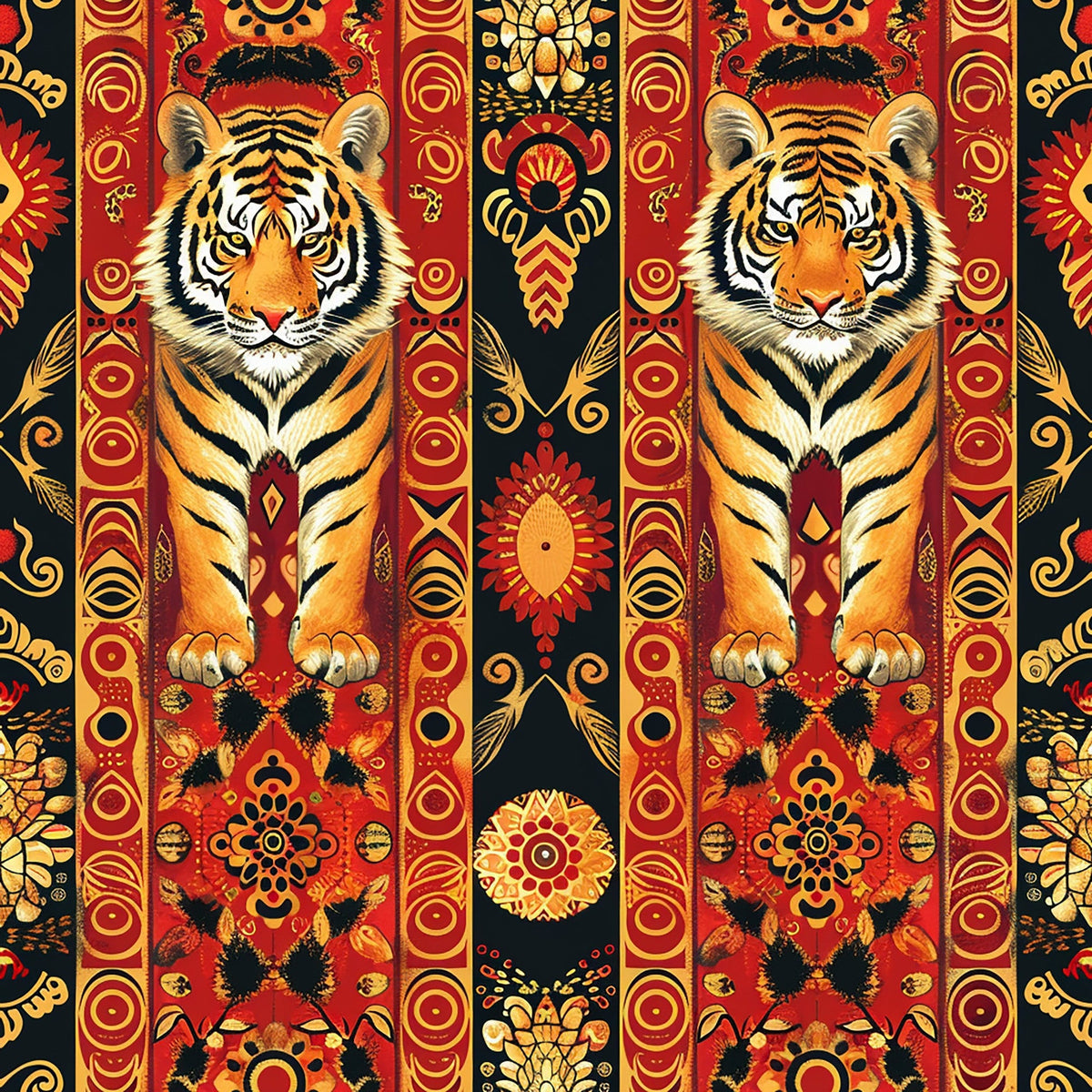 Bengal Tapestry Pattern 8 Minky Fabric