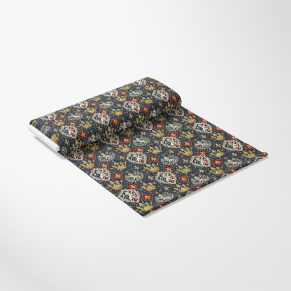 Regal Heraldic Motifs Pattern 6 Quilting Cotton Fabric