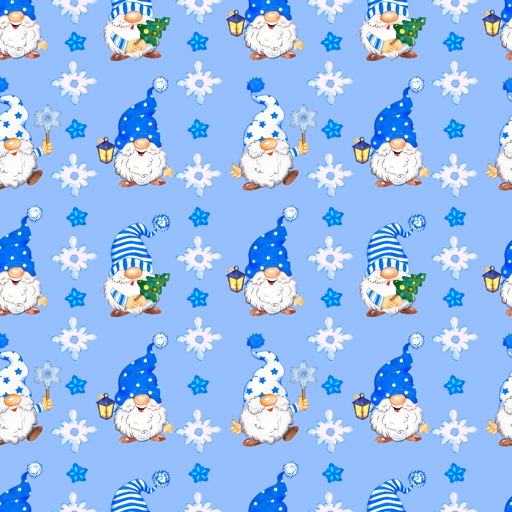 Frosty Lantern Glow Pattern 1 Minky Fabric
