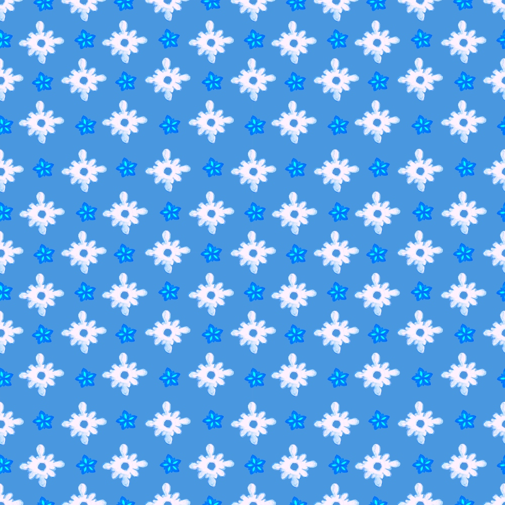 Frosty Lantern Glow Pattern 2 Minky Fabric