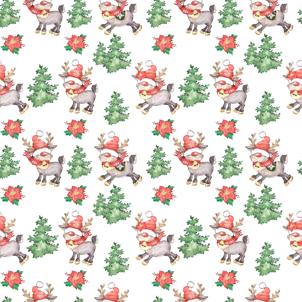 Frosty Lantern Glow Pattern 6 Minky Fabric