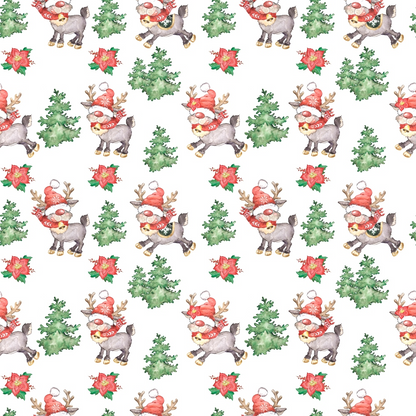 Frosty Lantern Glow Pattern 6 Minky Fabric