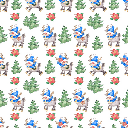 Frosty Lantern Glow Pattern 7 Minky Fabric