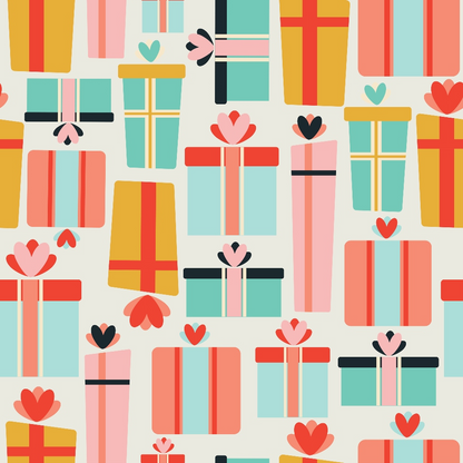 Vintage Yuletide Pattern 7 Minky Fabric