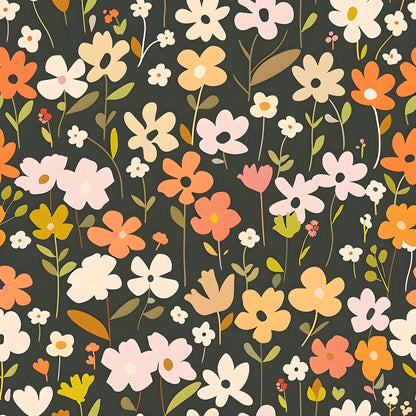 Mod Blossom Patch Pattern 11 Minky Fabric