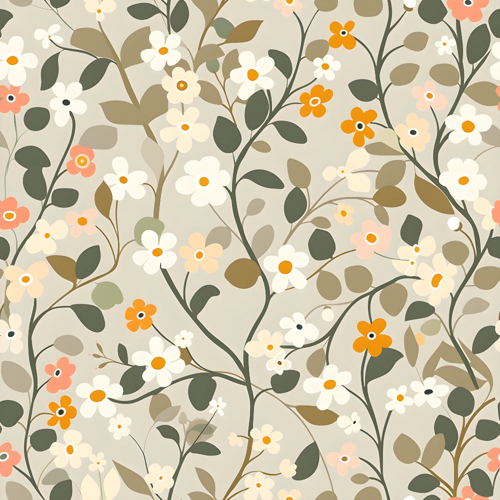 Mod Blossom Patch Pattern 12 Minky Fabric