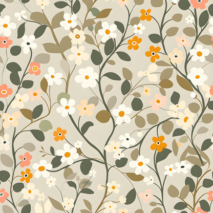 Mod Blossom Patch Pattern 12 Minky Fabric