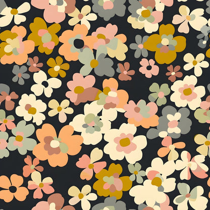 Mod Blossom Patch Pattern 16 Minky Fabric