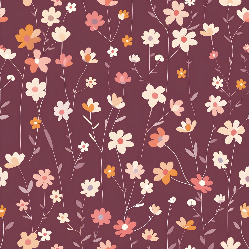 Mod Blossom Patch Pattern 7 Minky Fabric