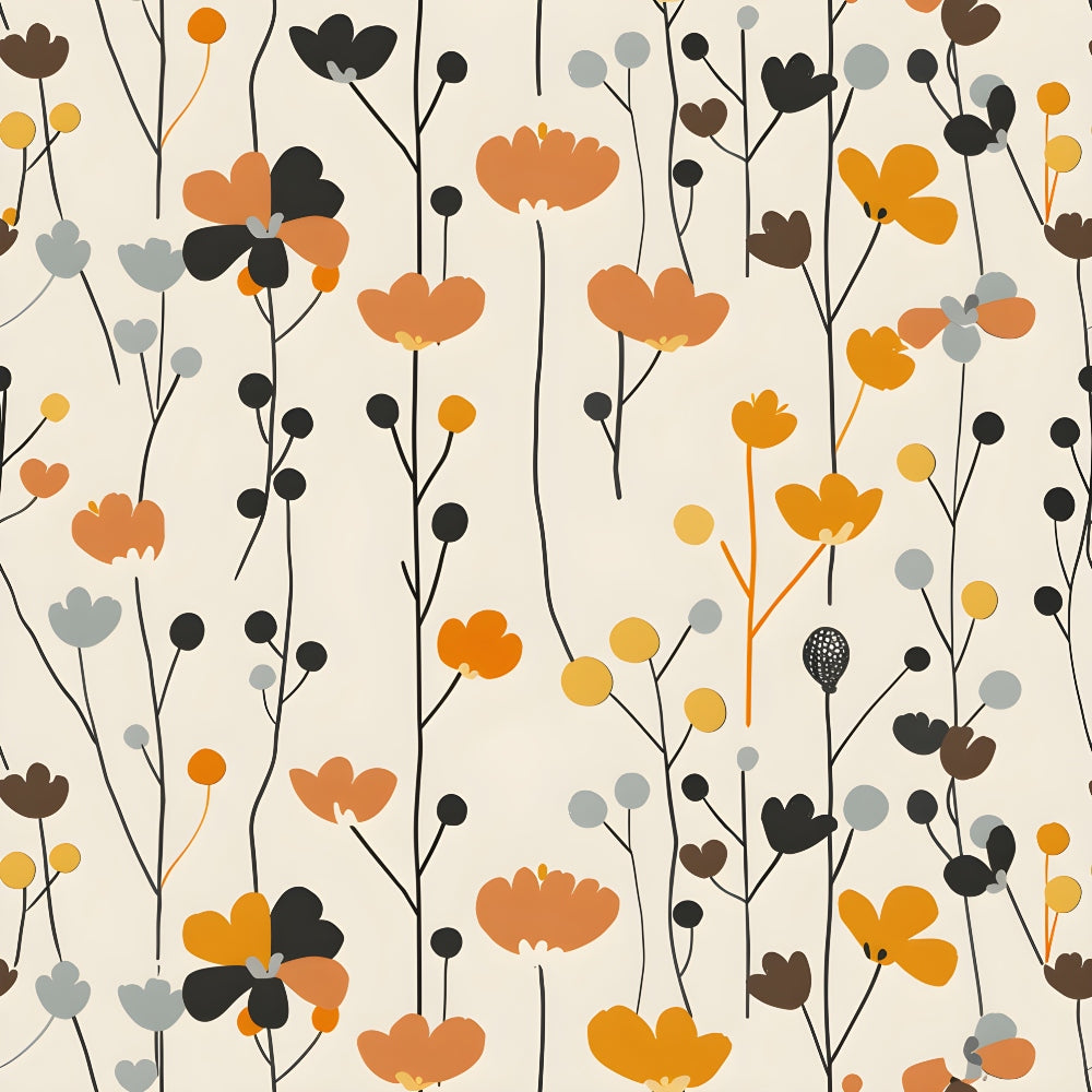 Mod Blossom Patch Pattern 9 Minky Fabric