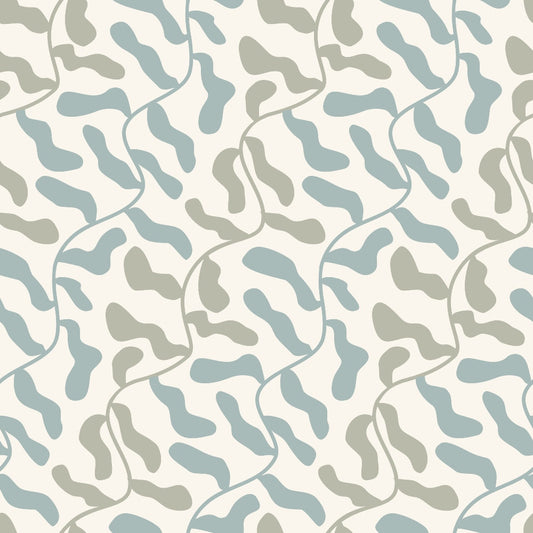 Retro Floral Pattern 10 Quilting Cotton Fabric