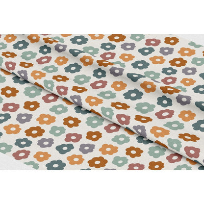 Retro Floral Pattern 12 Quilting Cotton Fabric