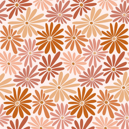 Retro Floral Pattern 4 Quilting Cotton Fabric
