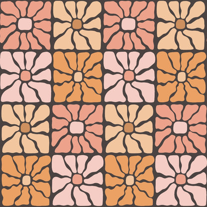 Retro Floral Pattern 5 Quilting Cotton Fabric
