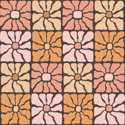 Retro Floral Pattern 5 Quilting Cotton Fabric