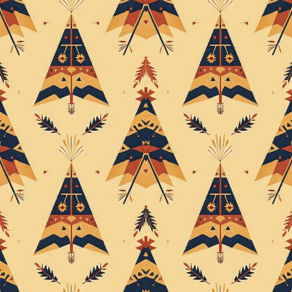 Chieftain Spirit Pattern 2 Minky Fabric