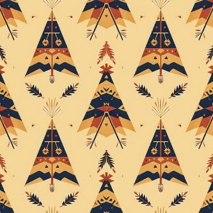 Chieftain Spirit Pattern 2 Minky Fabric