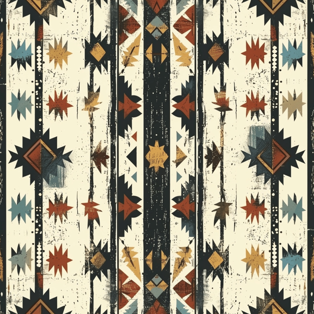 Chieftain Spirit Pattern 3 Minky Fabric