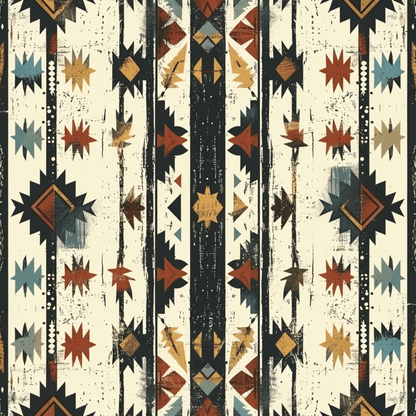 Chieftain Spirit Pattern 3 Minky Fabric