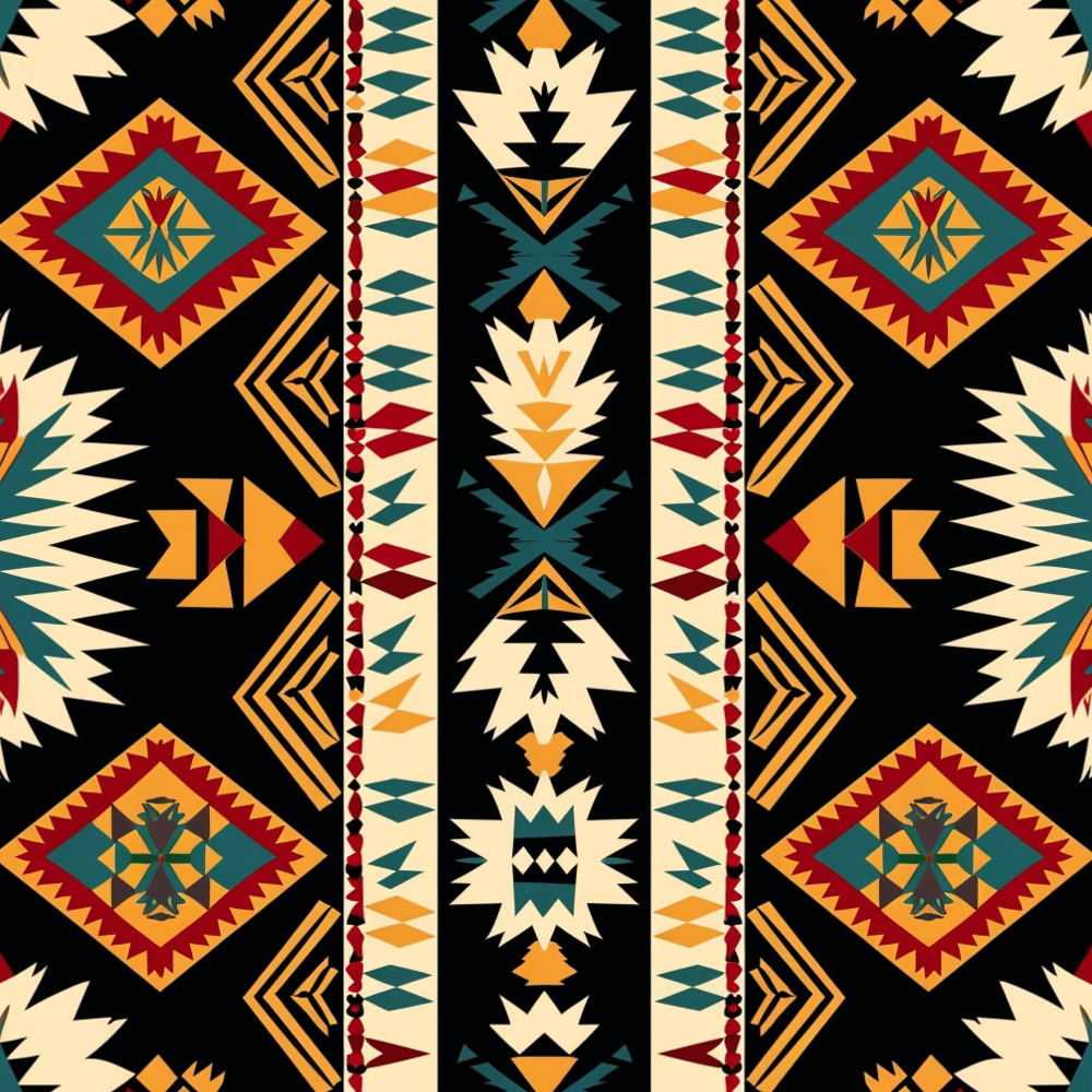 Chieftain Spirit Pattern 5 Minky Fabric