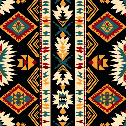 Chieftain Spirit Pattern 5 Minky Fabric