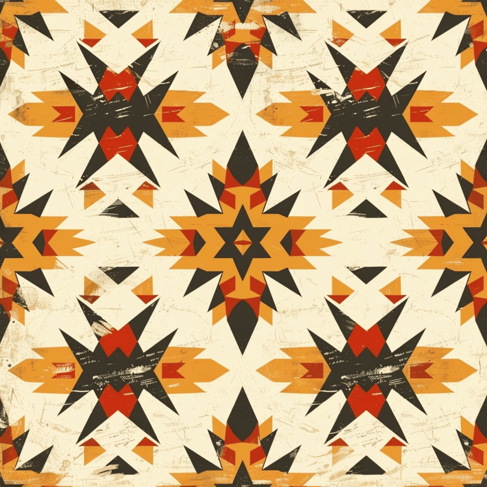 Chieftain Spirit Pattern 8 Minky Fabric