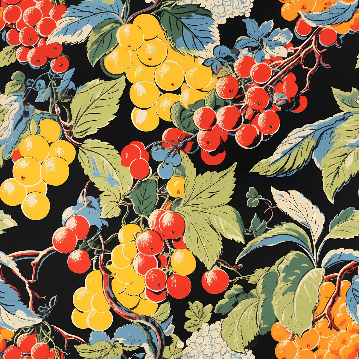Heirloom Orchard Pattern 5 Minky Fabric