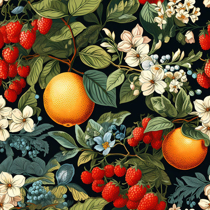 Heirloom Orchard Pattern 6 Minky Fabric