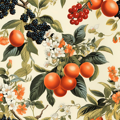 Heirloom Orchard Pattern 7 Minky Fabric