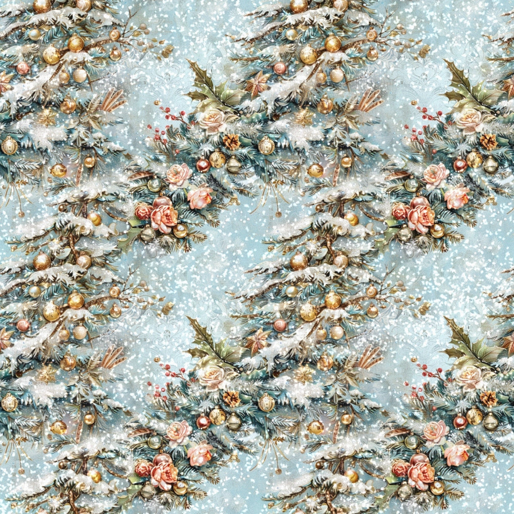 Snowbird Post Pattern 3 Minky Fabric