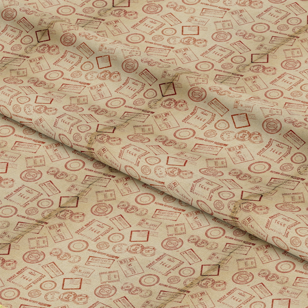 Robin's Winter Mailbox Pattern 6 Quilting Cotton Fabric