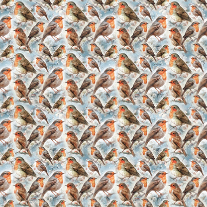 Robin's Winter Mailbox Pattern 8 Quilting Cotton Fabric