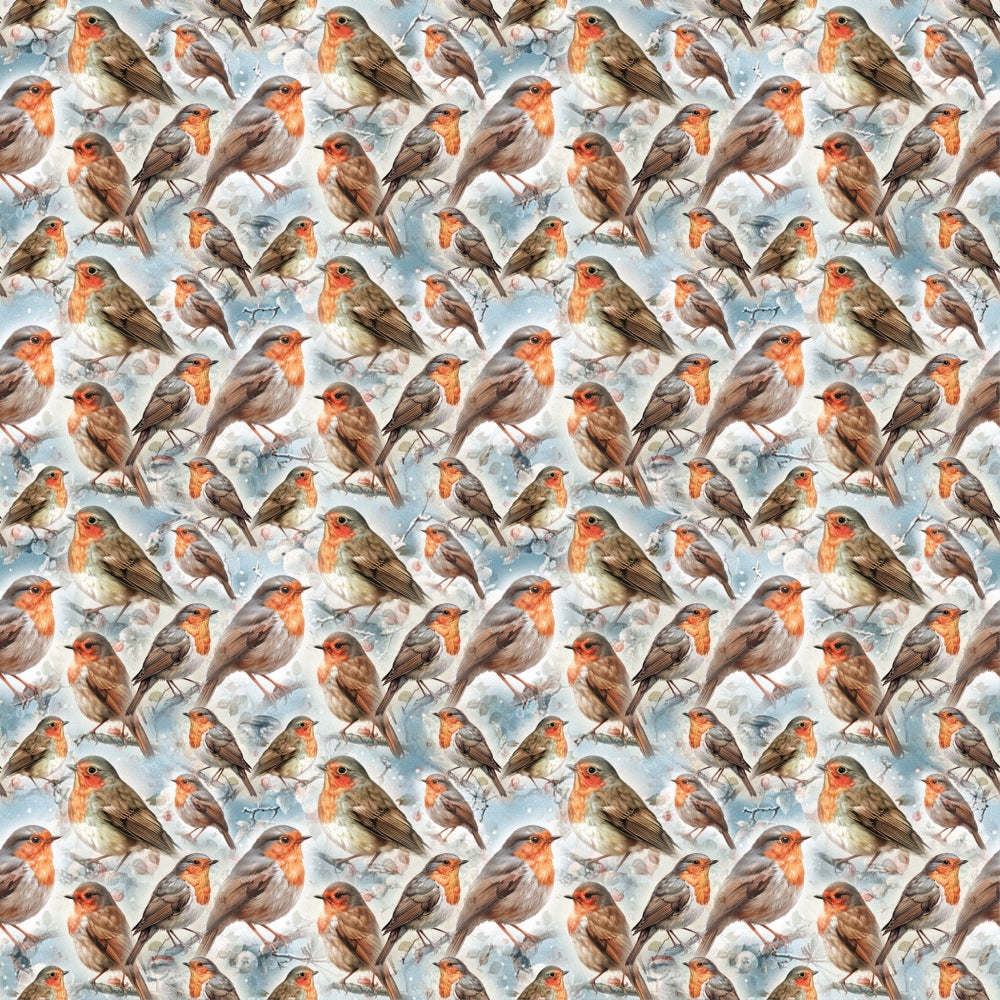 Snowbird Post Pattern 8 Minky Fabric