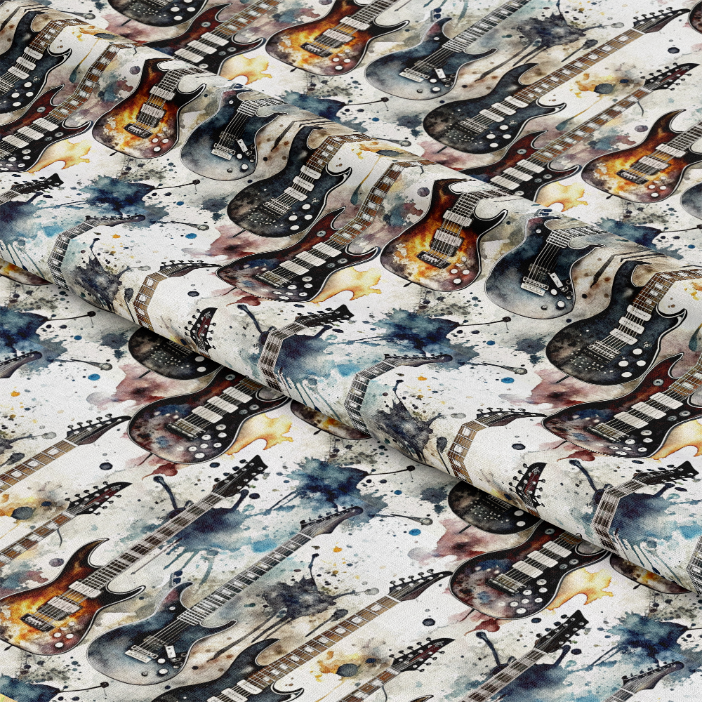 Rock and Roll Pattern 33 Quilting Cotton Fabric