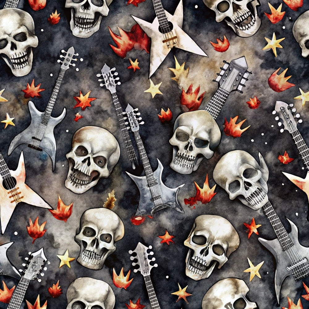 Heavy Metal Pattern 34 Minky Fabric