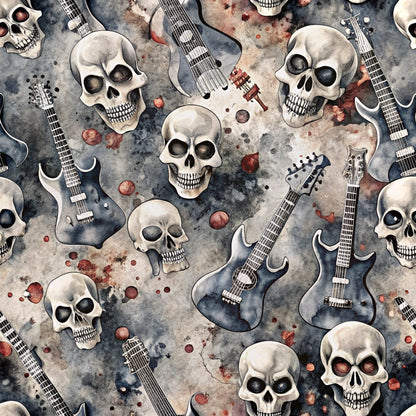 Heavy Metal Pattern 35 Minky Fabric