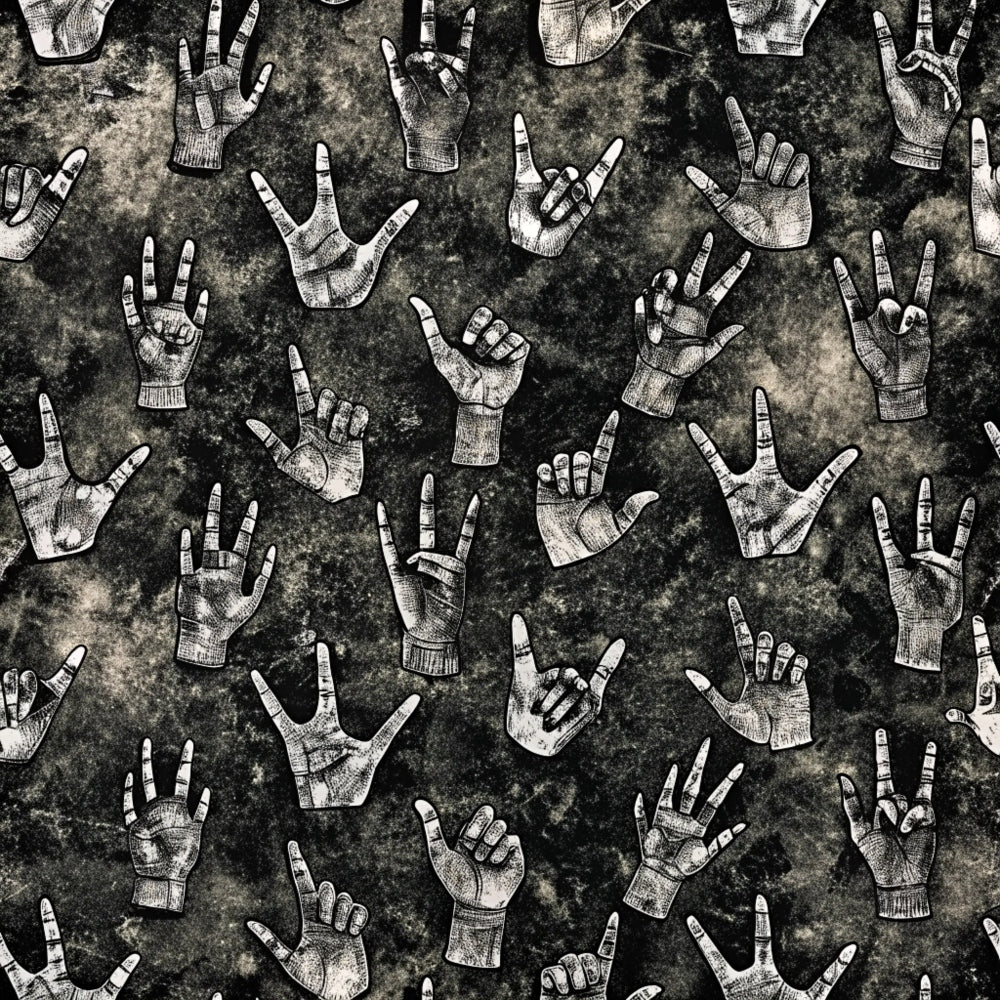 Heavy Metal Pattern 5 Minky Fabric