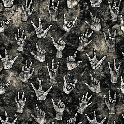 Heavy Metal Pattern 5 Minky Fabric