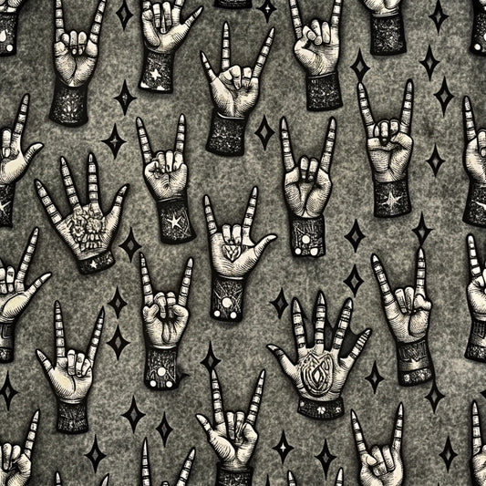 Rock and Roll Pattern 6 Quilting Cotton Fabric