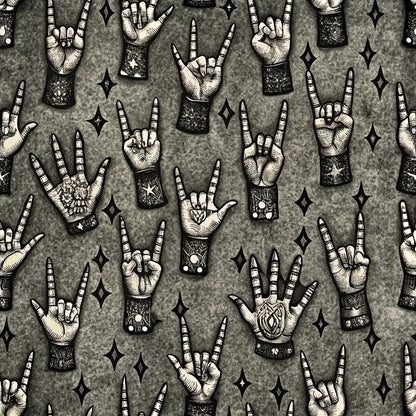 Heavy Metal Pattern 6 Minky Fabric